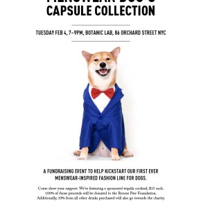Support Menswear Dog’s Capsule&nbsp;Collection